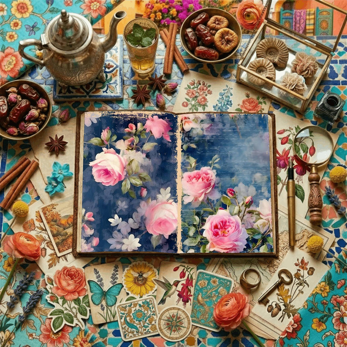Floral Digital Papers