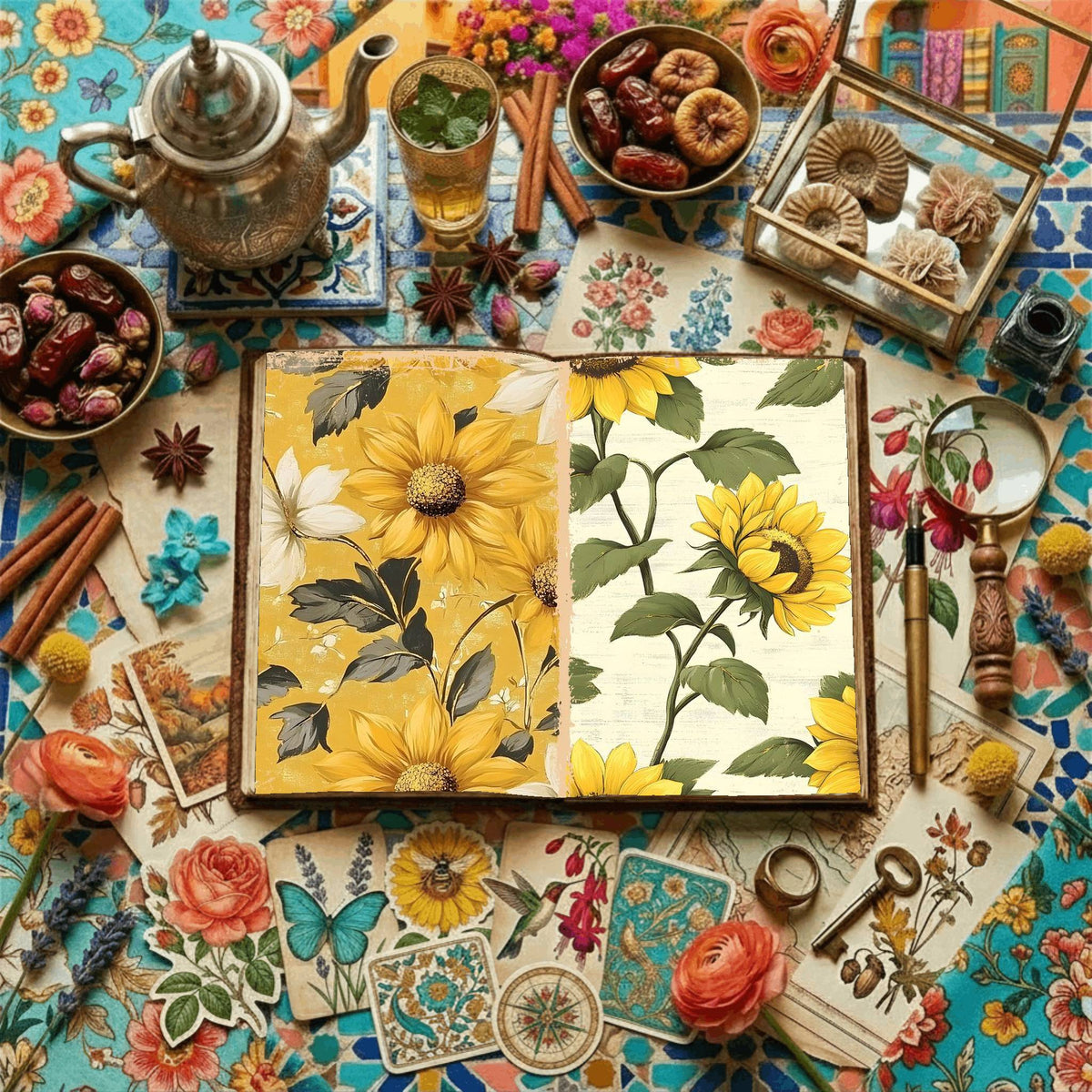 Floral Digital Papers