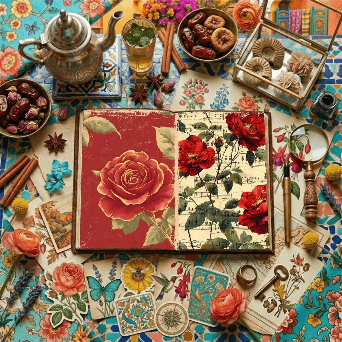 Floral Digital Papers
