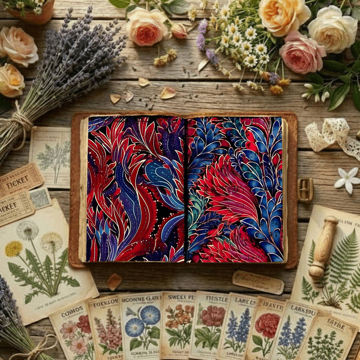 Floral Digital Papers