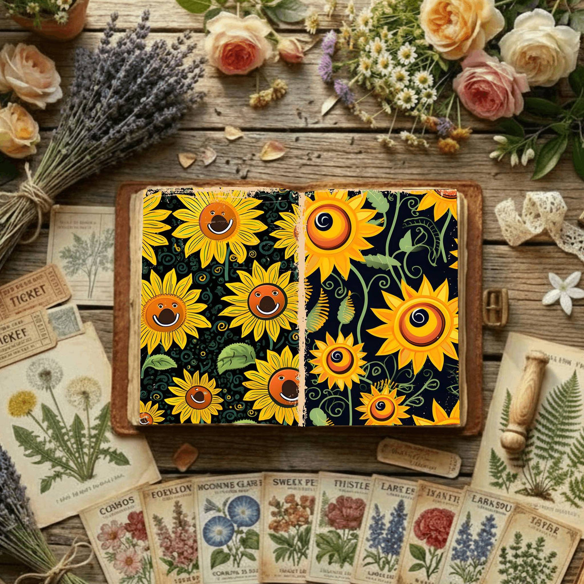 Floral Digital Papers
