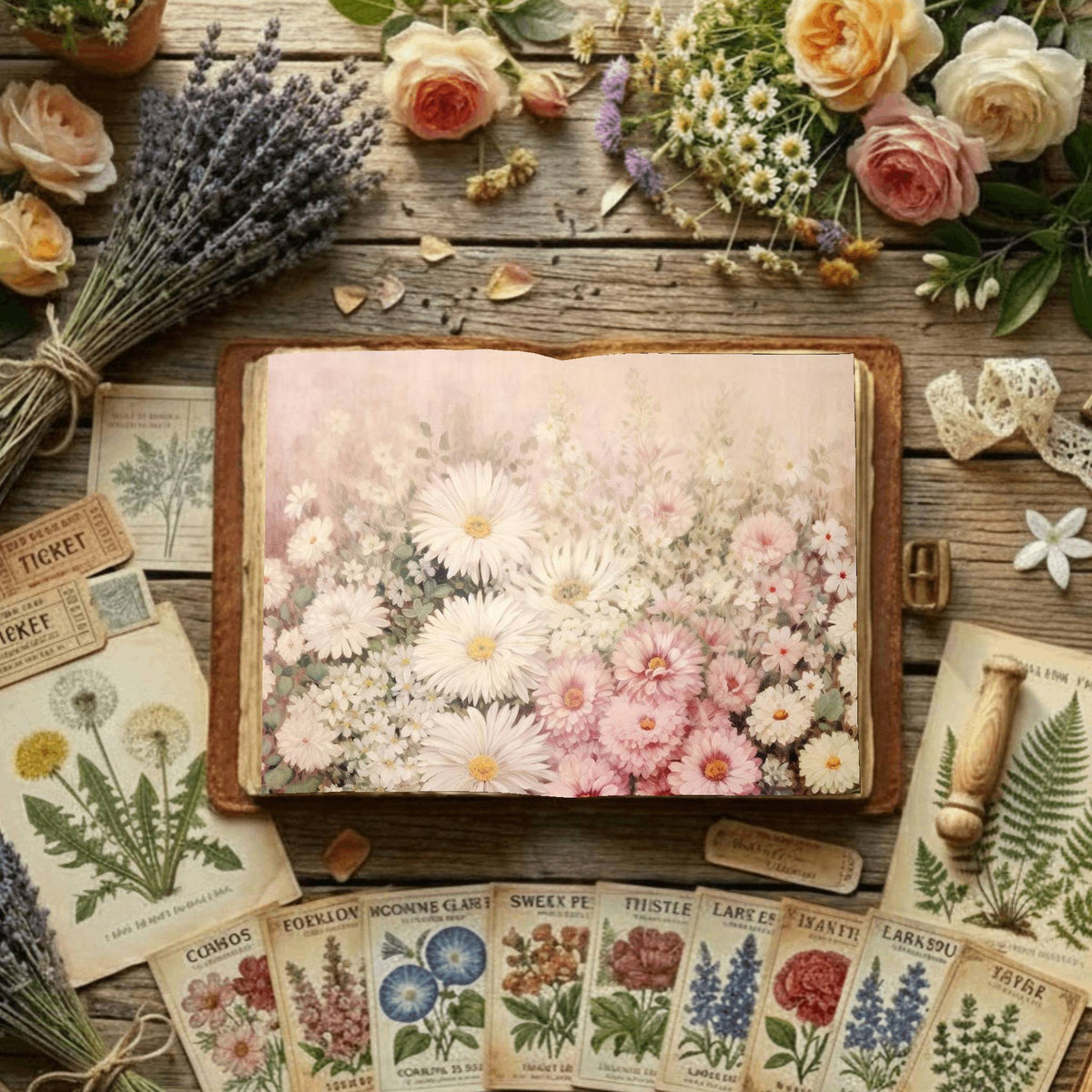 Floral Digital Papers