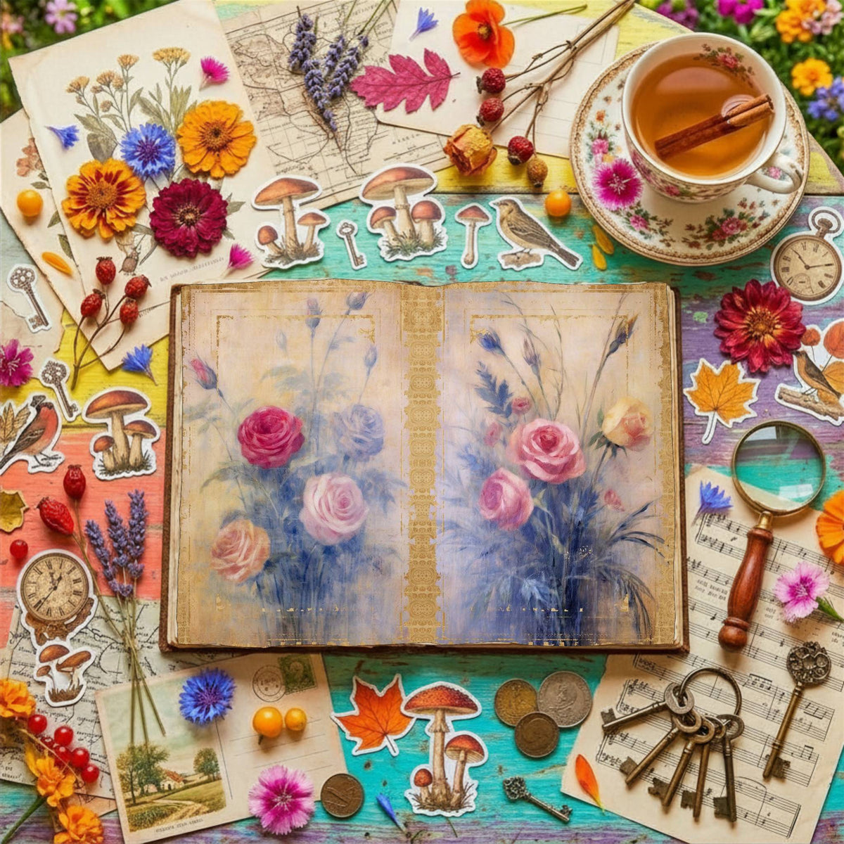 Flower Digital Papers