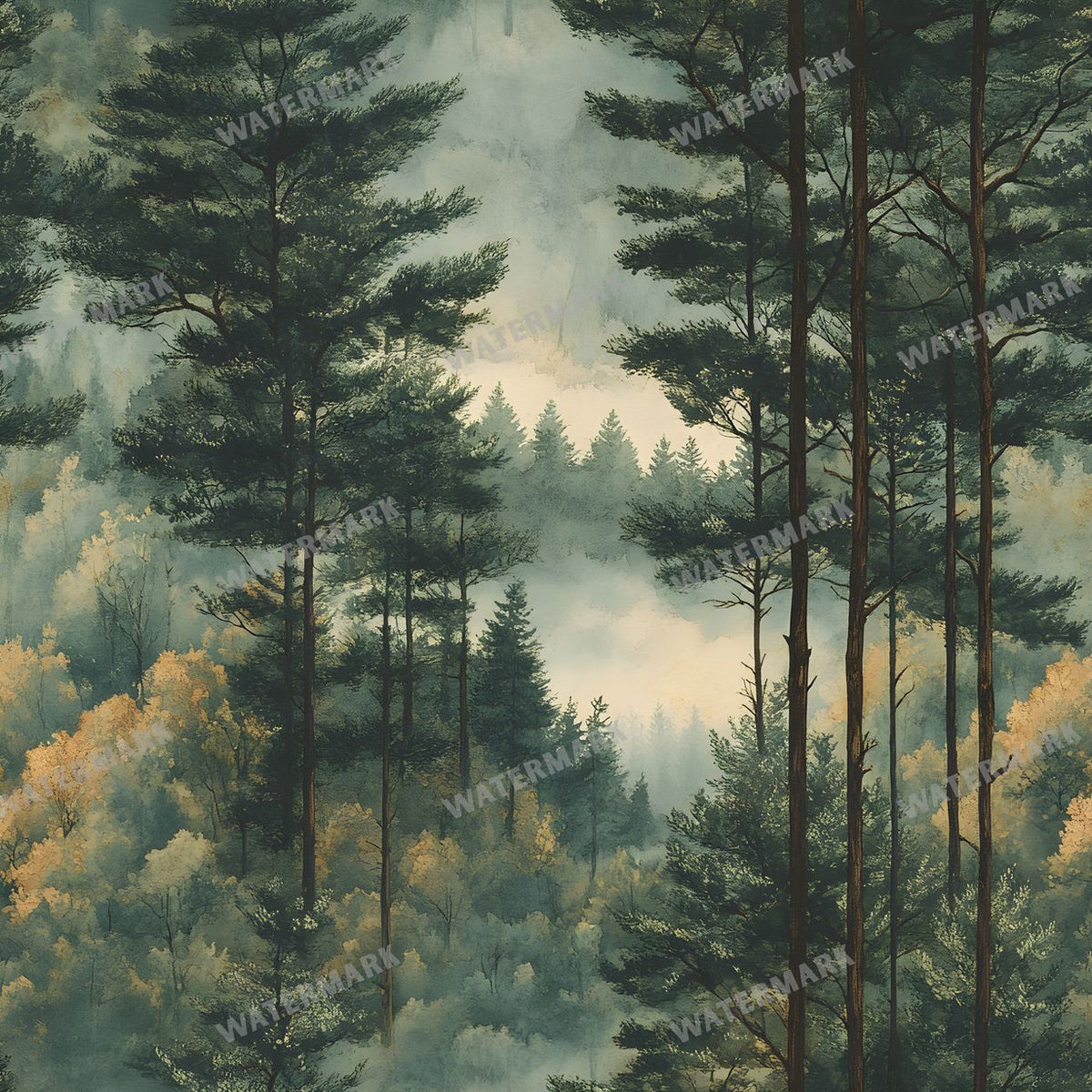 Forest Seamless Pattern