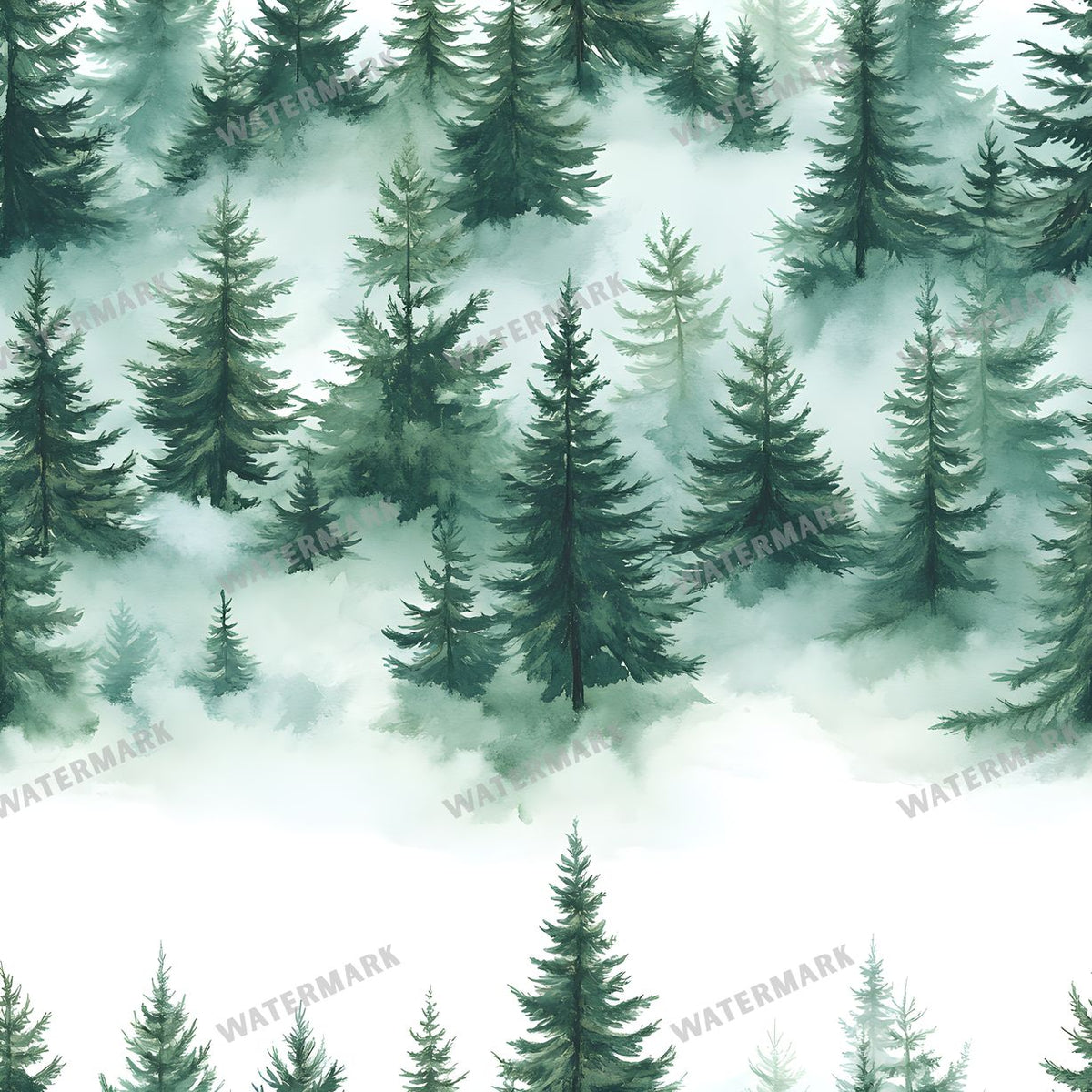 Forest Seamless Pattern