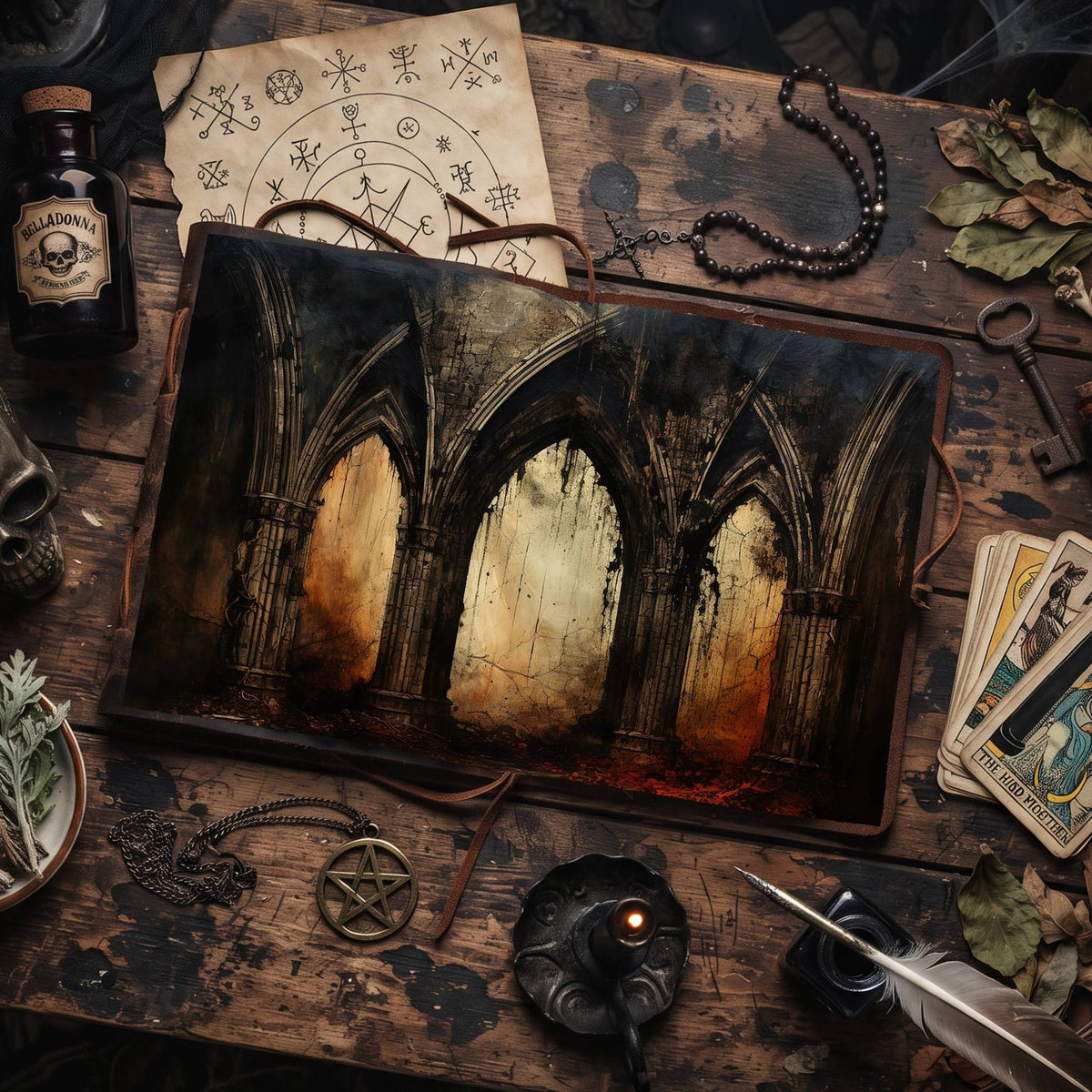 Gothic Arch Digital Papers
