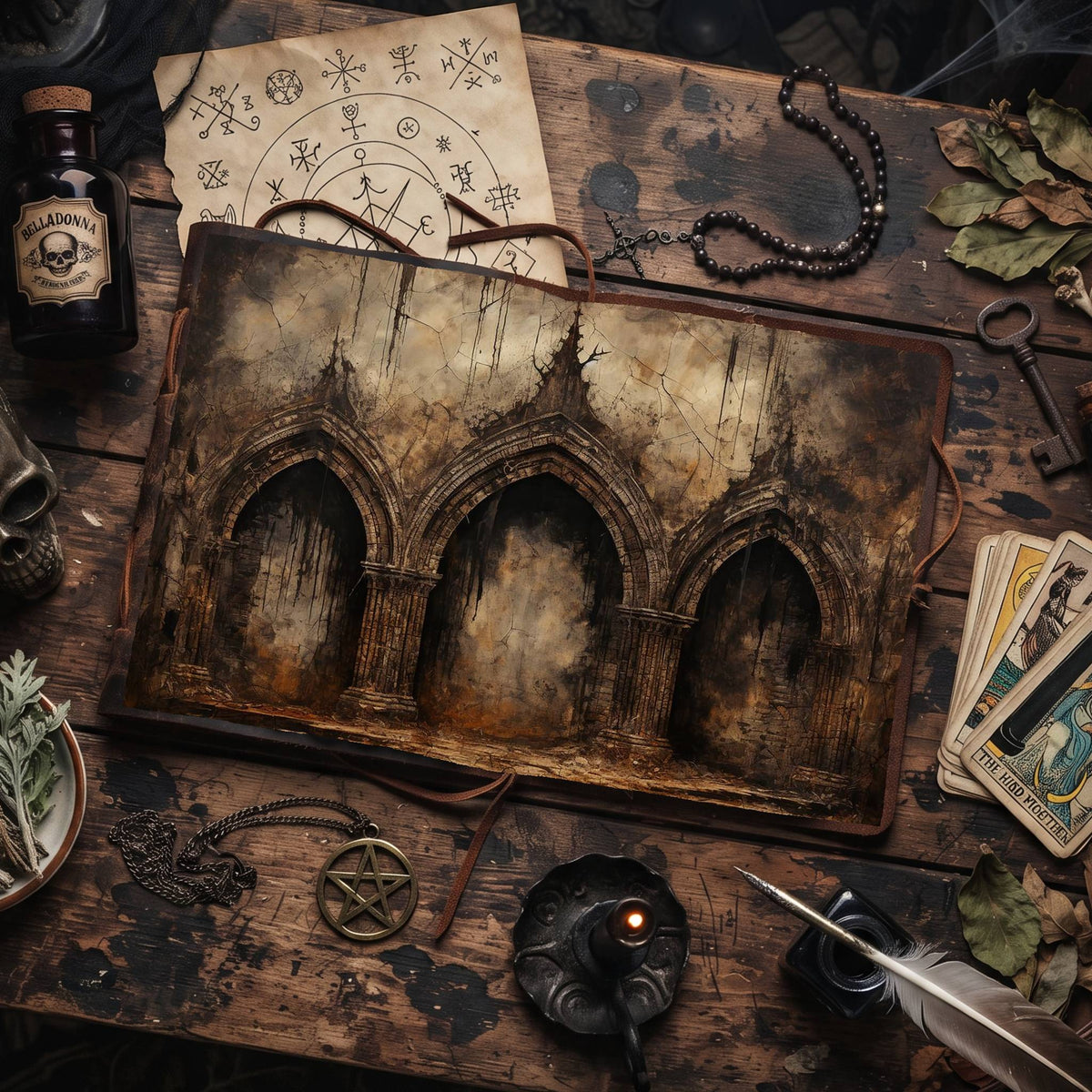 Gothic Arch Digital Papers
