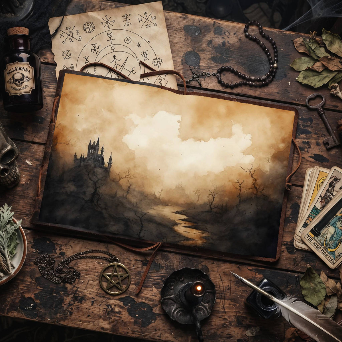 Gothic Castles Digital Papers