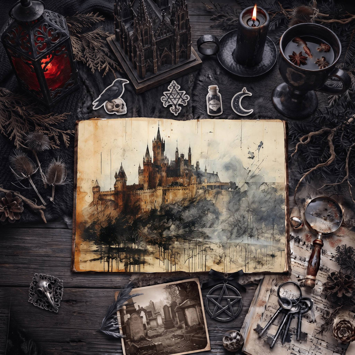 Gothic Church Digital Papers