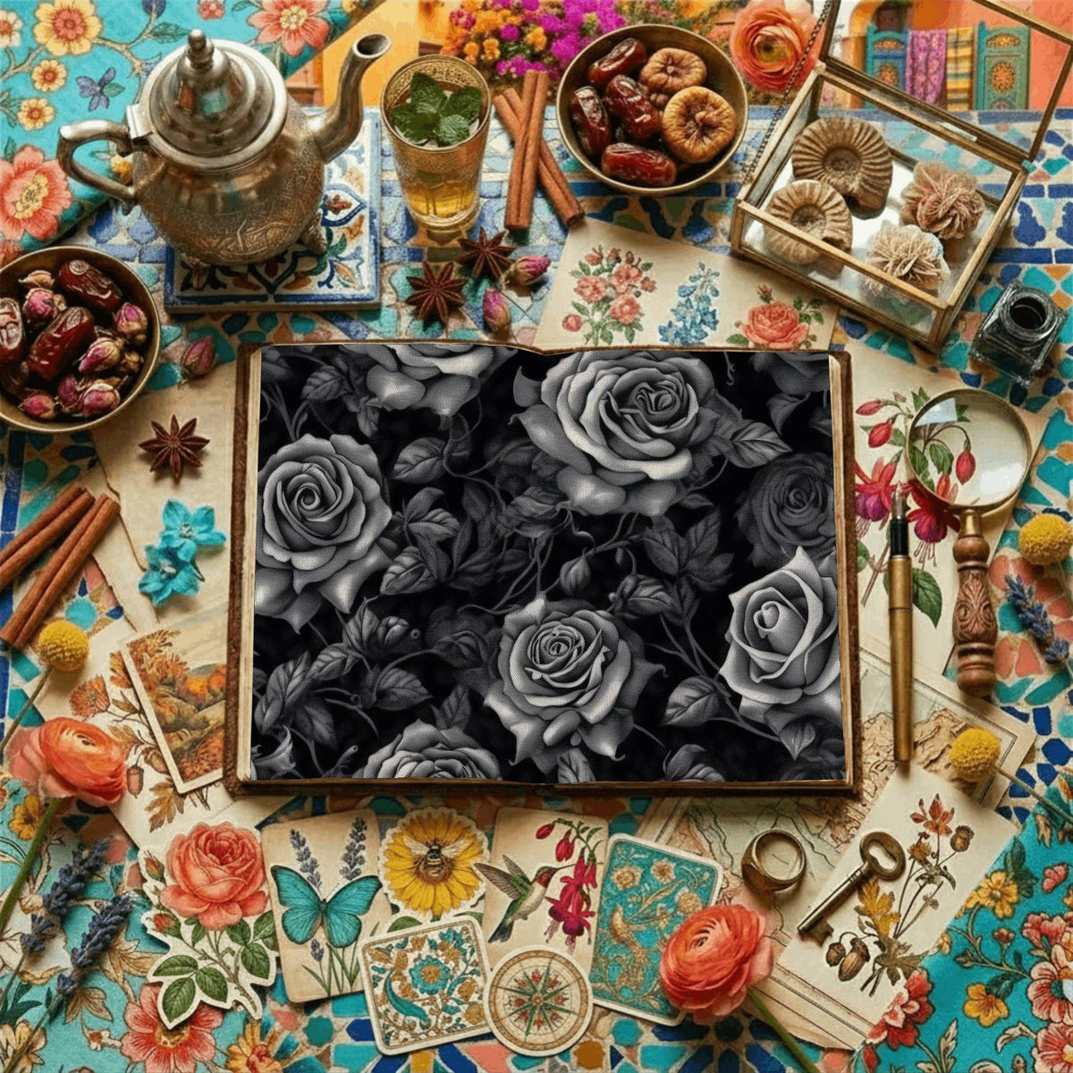 Gothic Rose Digital Papers