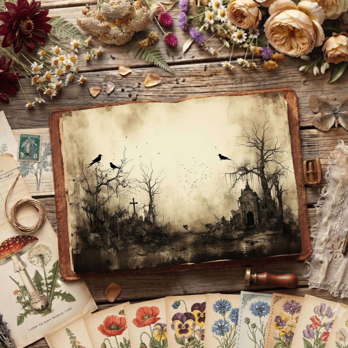 Gothic Digital Papers