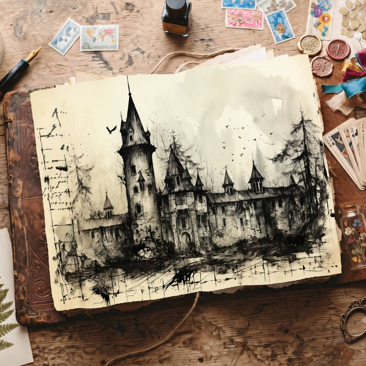 Gothic Digital Papers