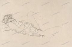 Gustav Klimt Morris vintage illustration, printable digital download, image 9