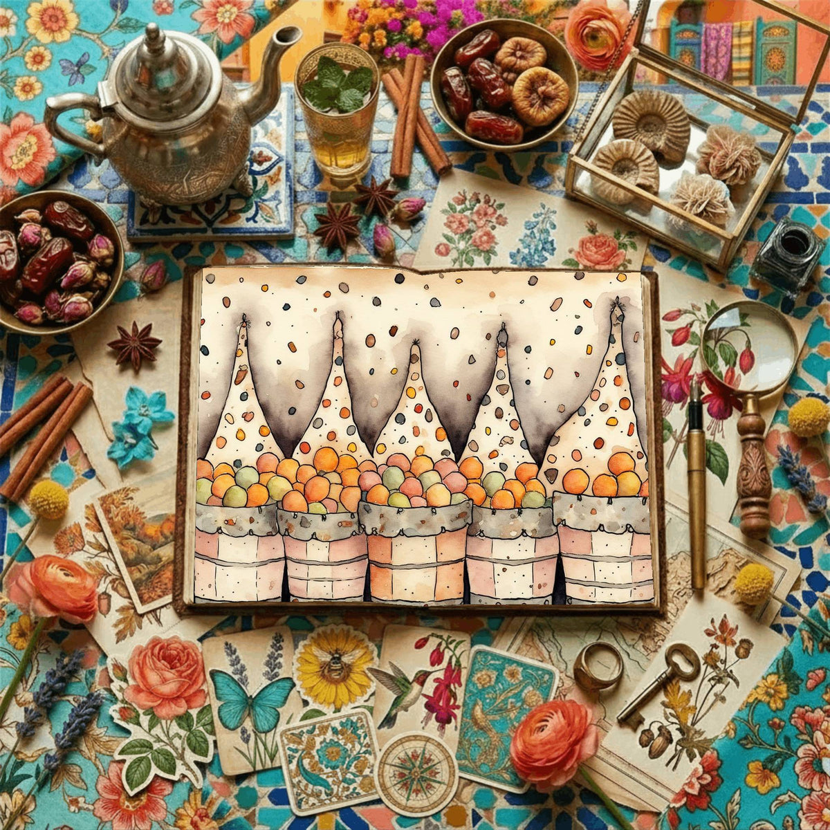 Halloween Candy Digital Papers
