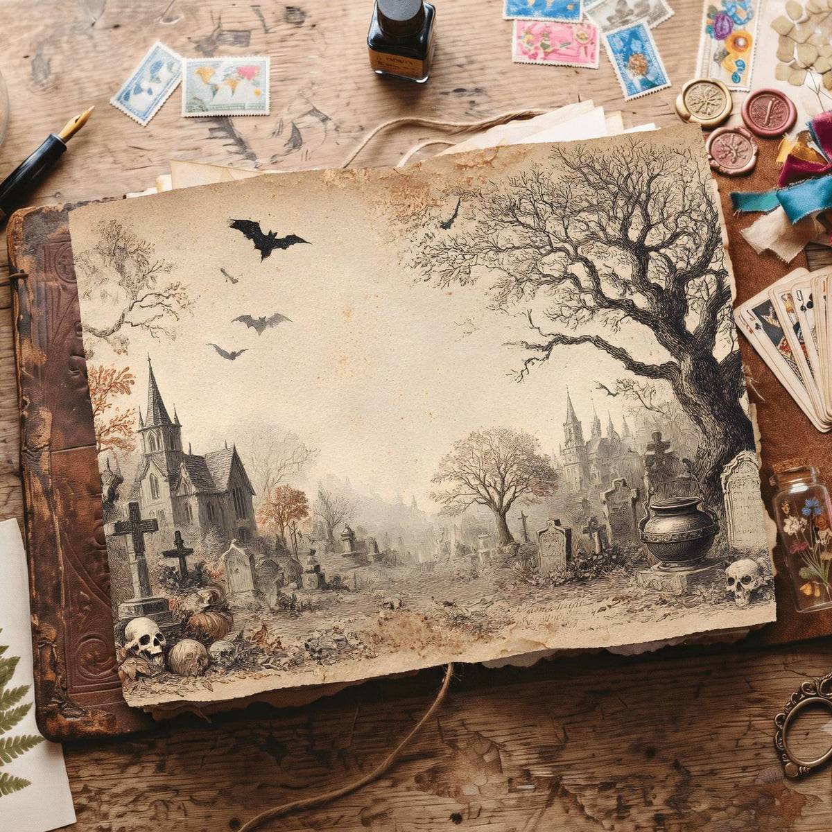 Halloween Digital Papers