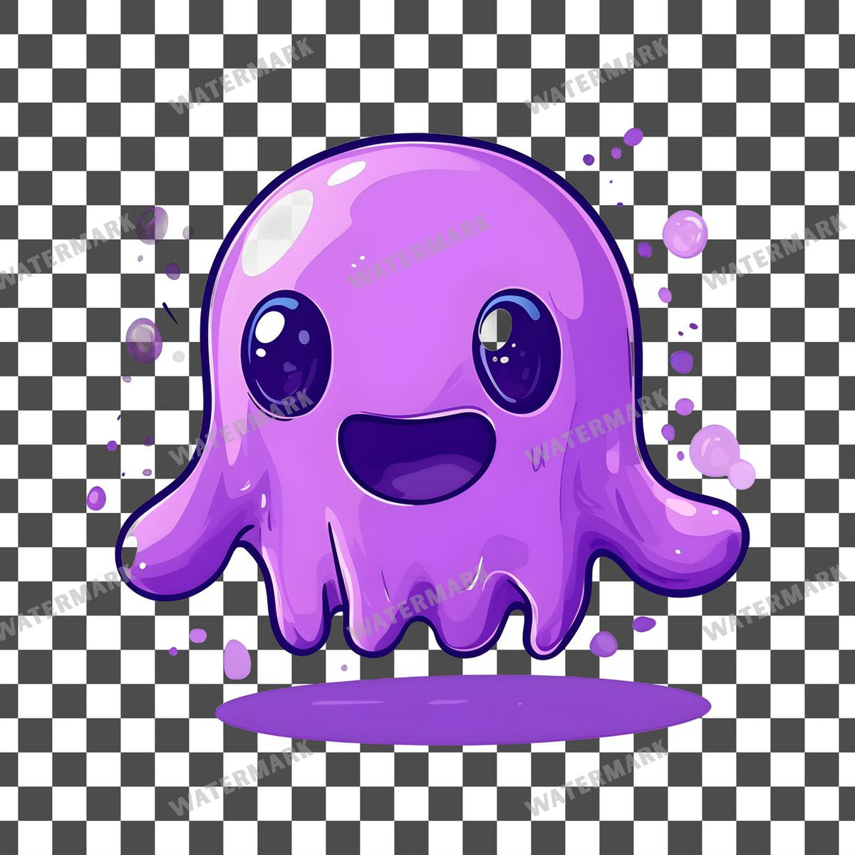 Halloween Kawaii Style Clipart Pngs