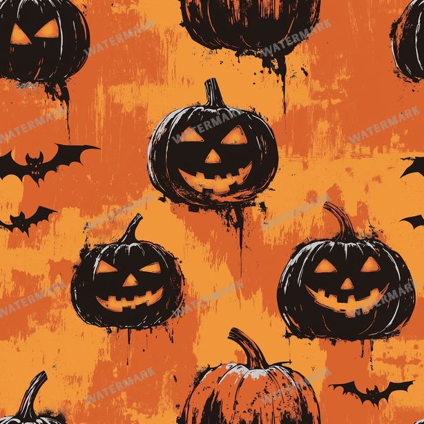 Halloween Seamless Pattern
