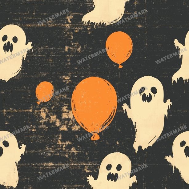Halloween Seamless Pattern