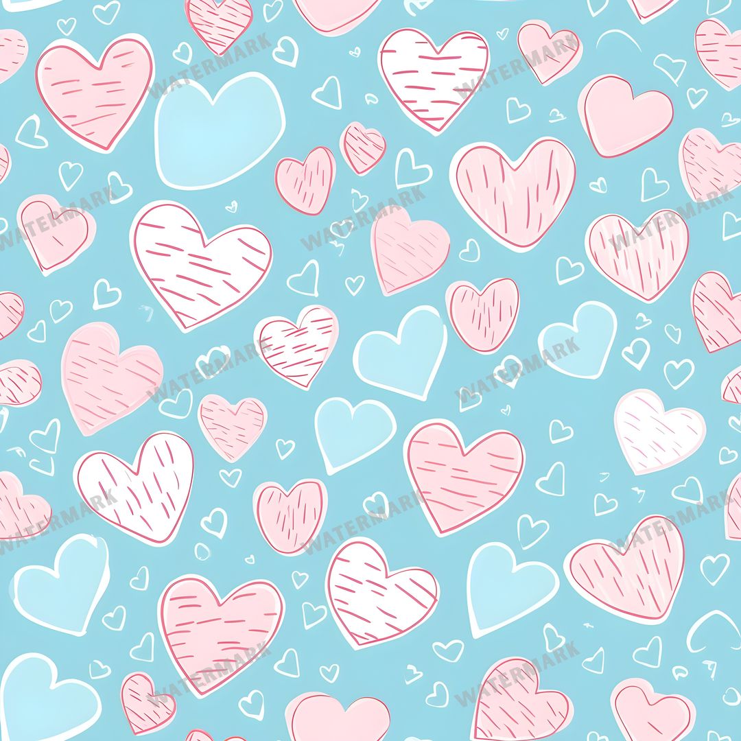 Hearts Seamless Pattern