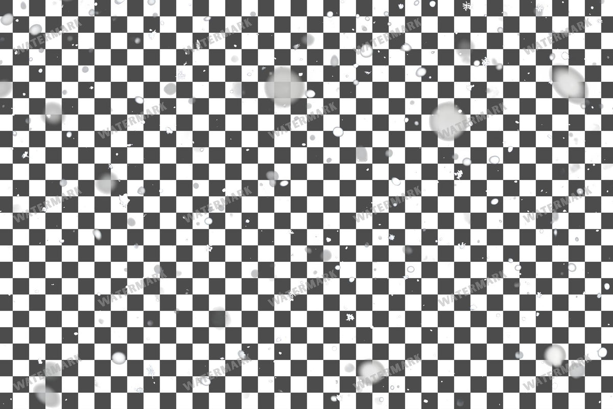 Heavy Snowfall PNG overlay on a transparent checkered background, preview 9