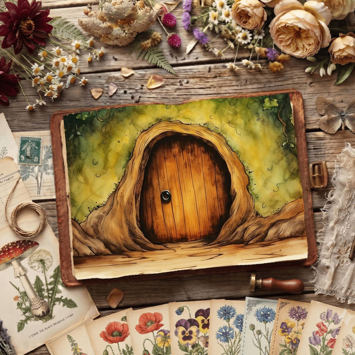 Hobbit Door Digital Papers