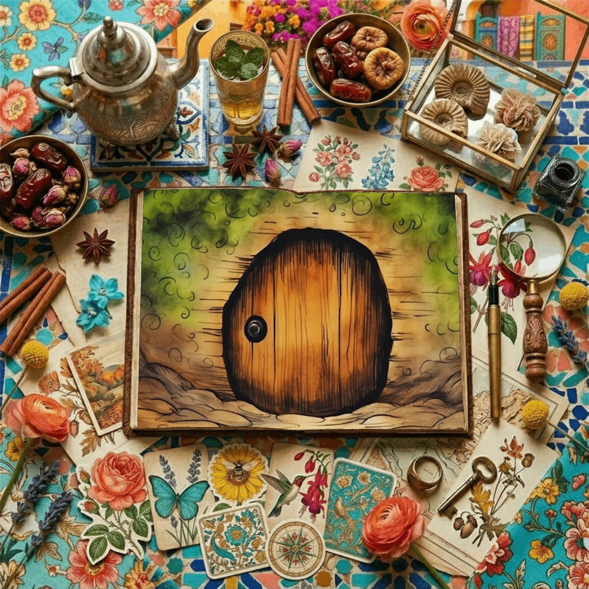 Hobbit Door Digital Papers