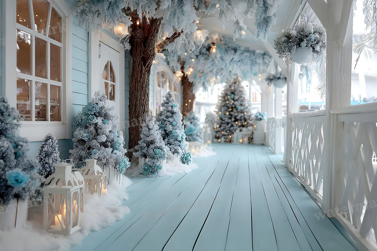 Indoor Winter Wonderland Backdrop Images