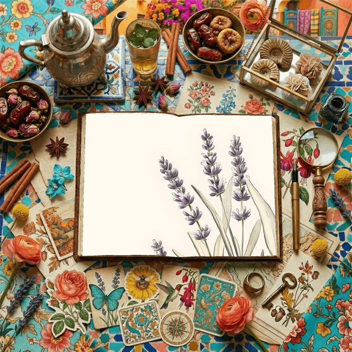Lavender Digital Papers