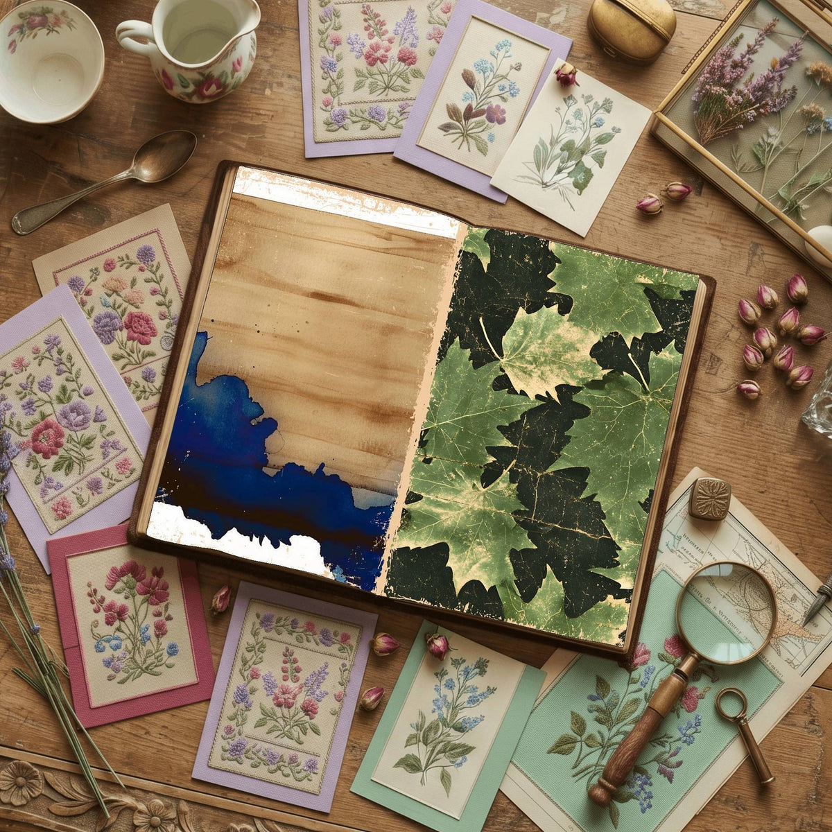 Leaves Digital Papers