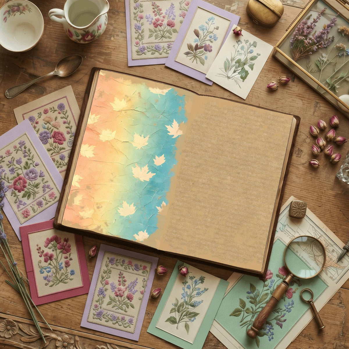 Leaves Digital Papers