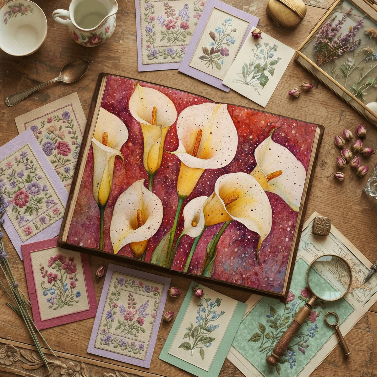 Lilies Digital Papers