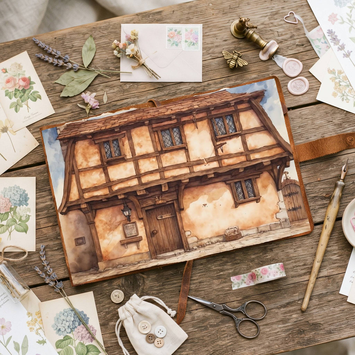 Medieval House Digital Papers