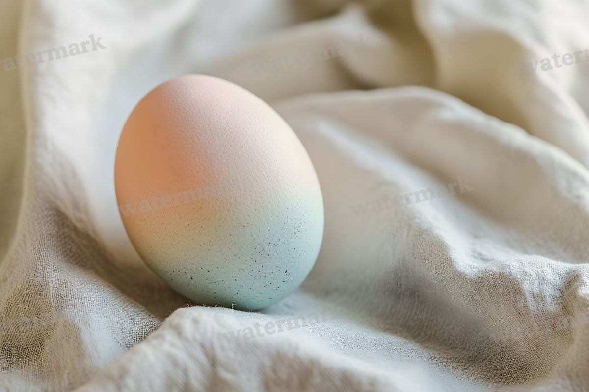 Minimalist Pastel Easter digital photo backdrop for photo editing, preview 8