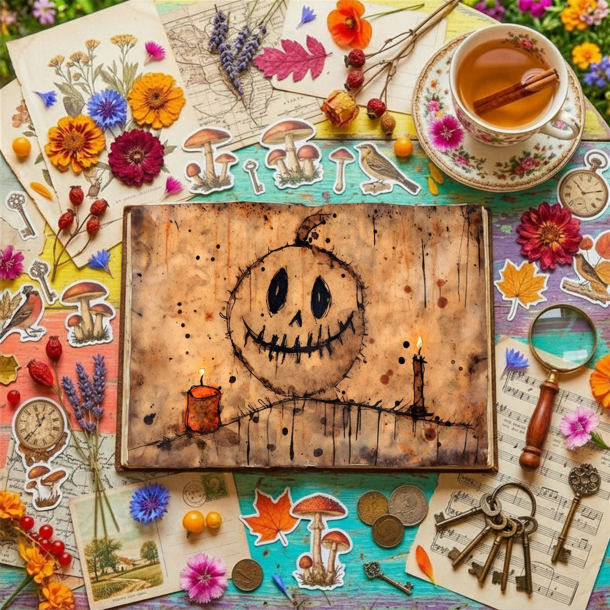 Mixed Halloween Digital Papers