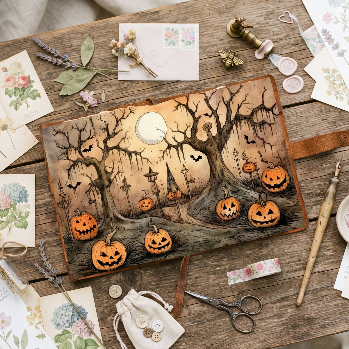 Mixed Halloween Digital Papers
