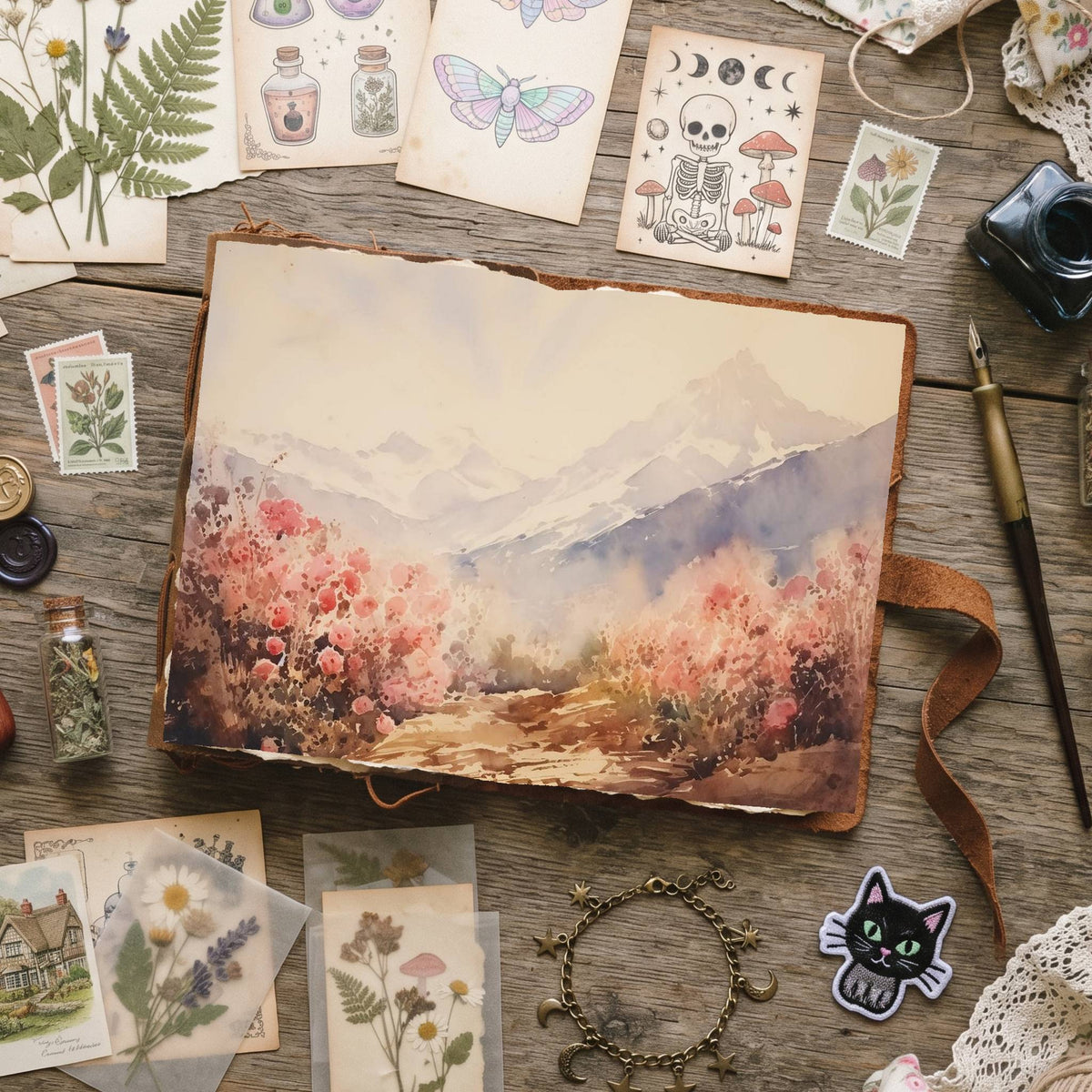 Mountain Peaks Digital Papers