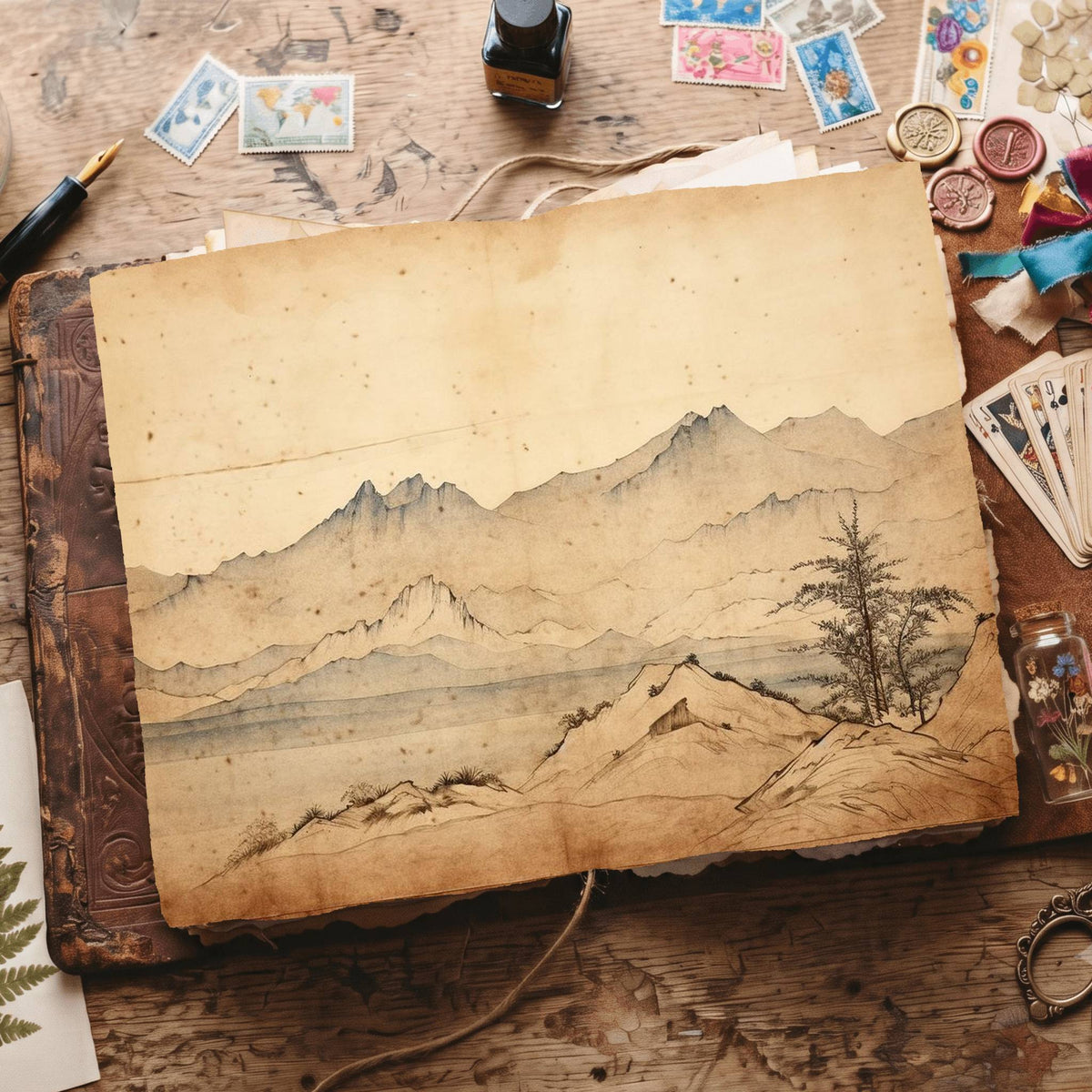 Mountains Digital Papers