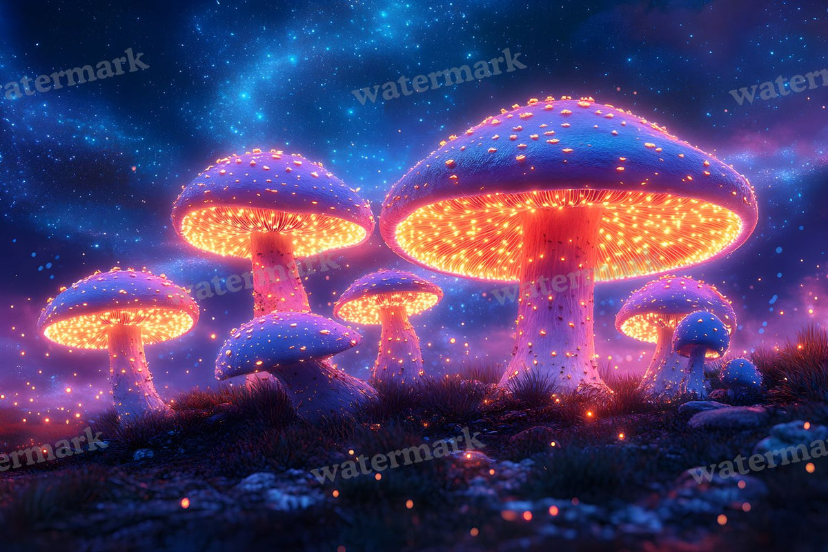 Mushroom Forest Backdrop Images