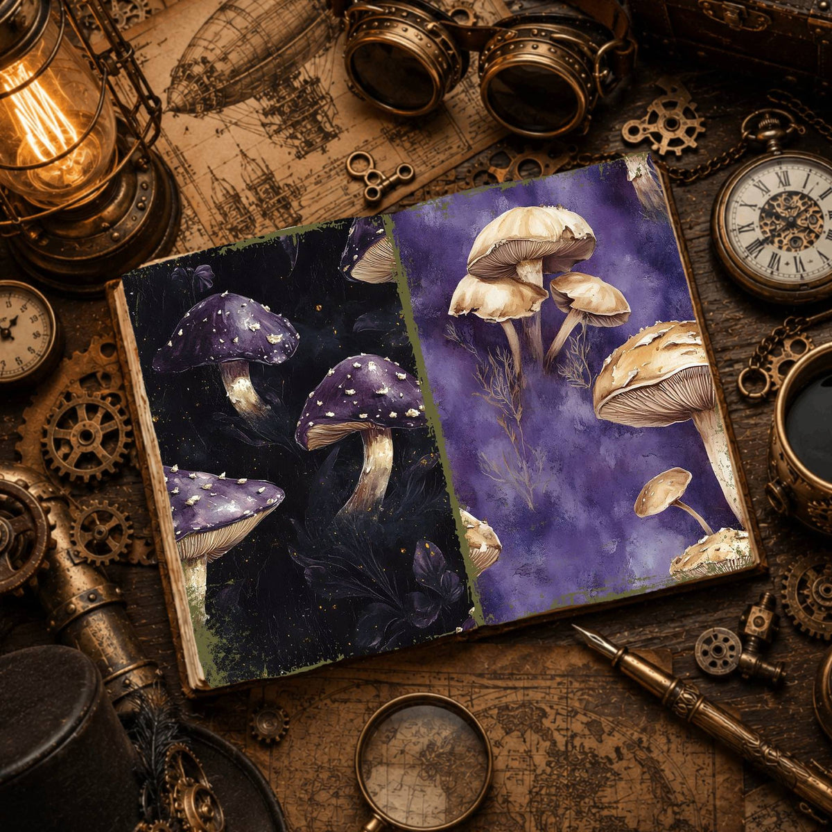Mushroom Digital Papers