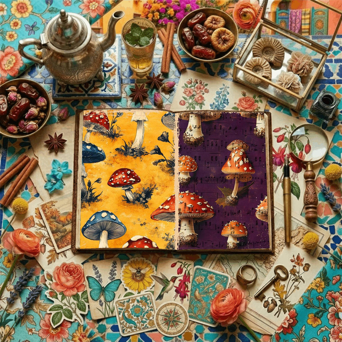 Mushroom Digital Papers