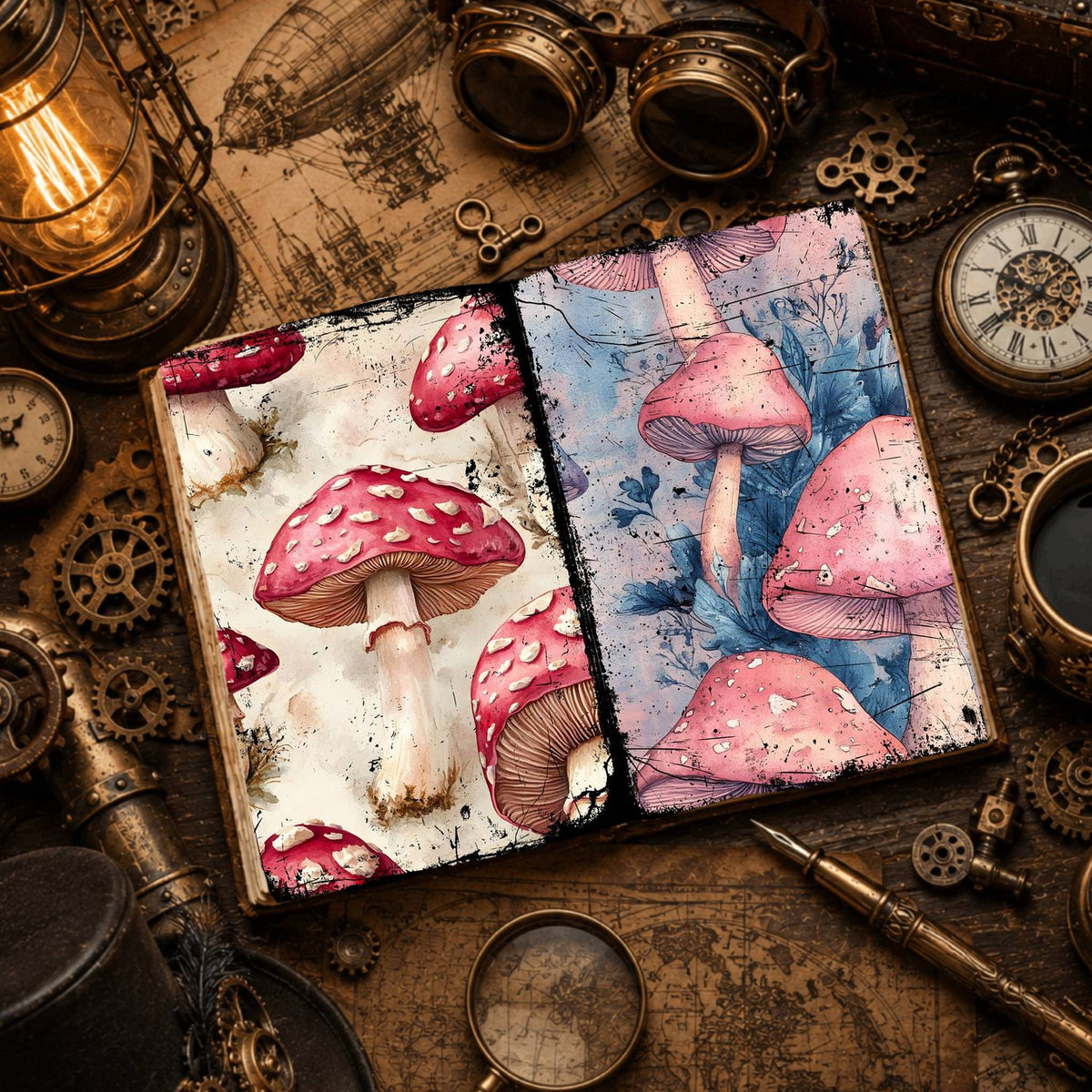 Mushroom Digital Papers