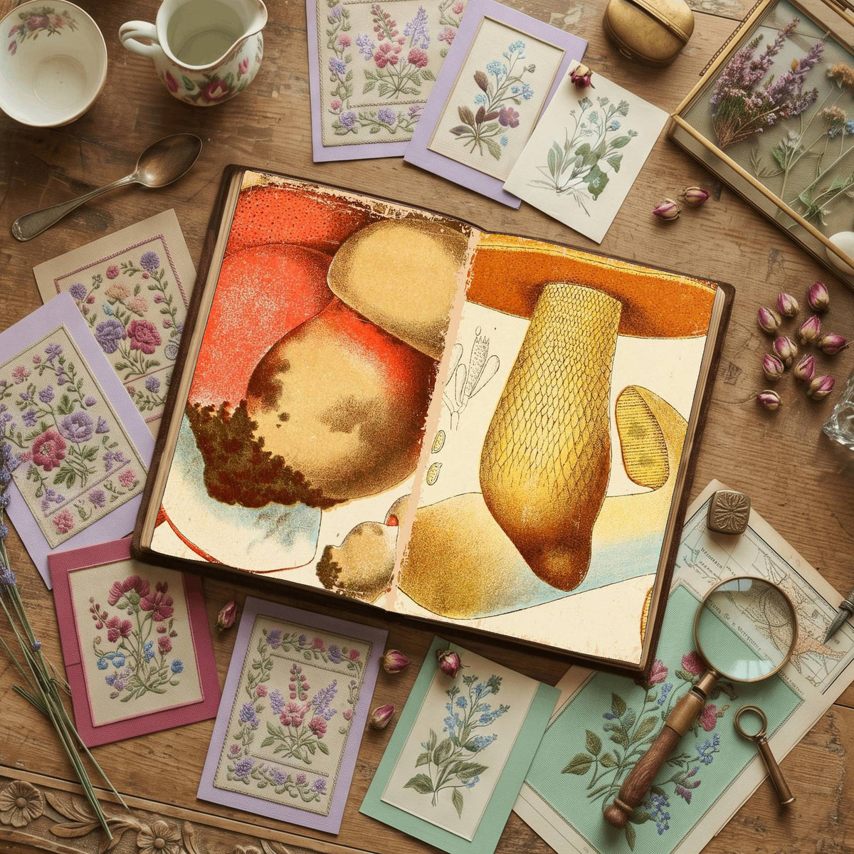 Mushroom Digital Papers