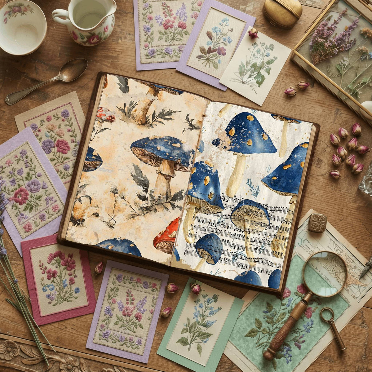 Mushroom Digital Papers