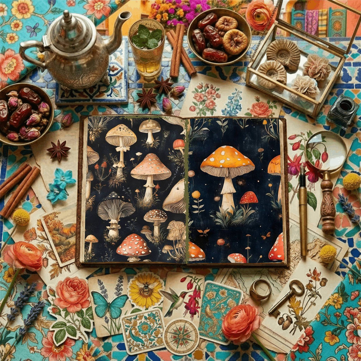 Mushroom Digital Papers