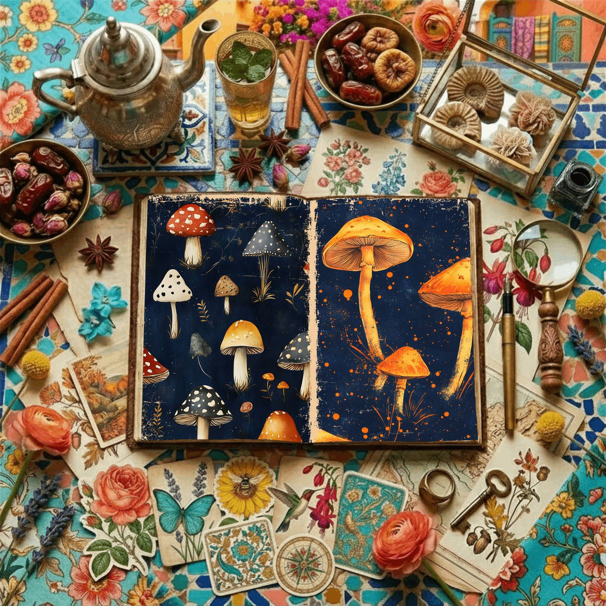 Mushroom Digital Papers