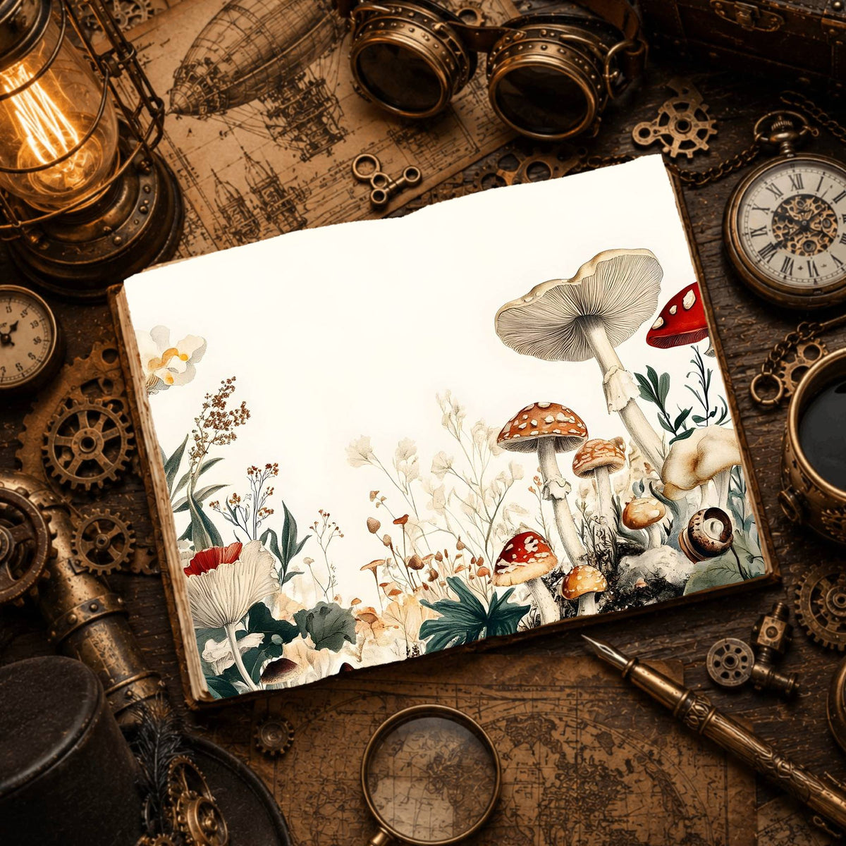 Mushrooms Digital Papers