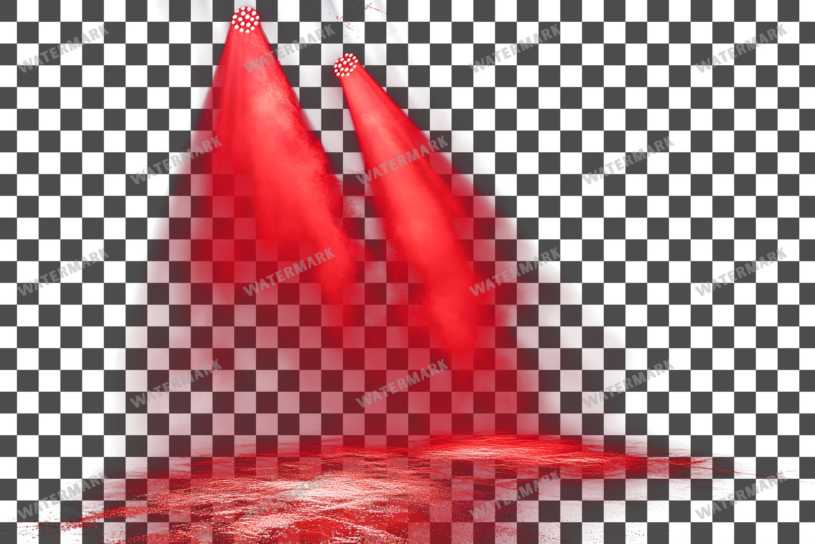Red Lighting Dramatic Shadows Transparent Overlay Pngs