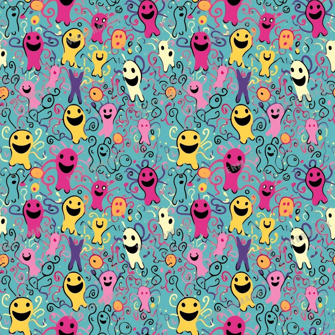 Smileys Seamless Pattern
