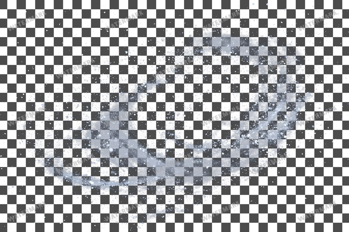 Snowflake Flurry Overlay Swirling Flakes