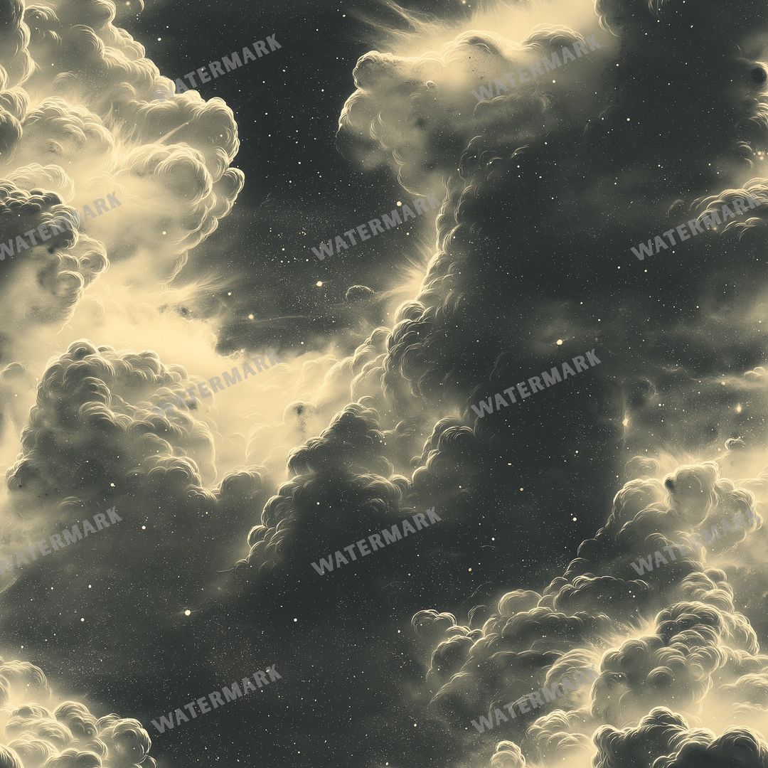Space And Celestial Seamless Pattern